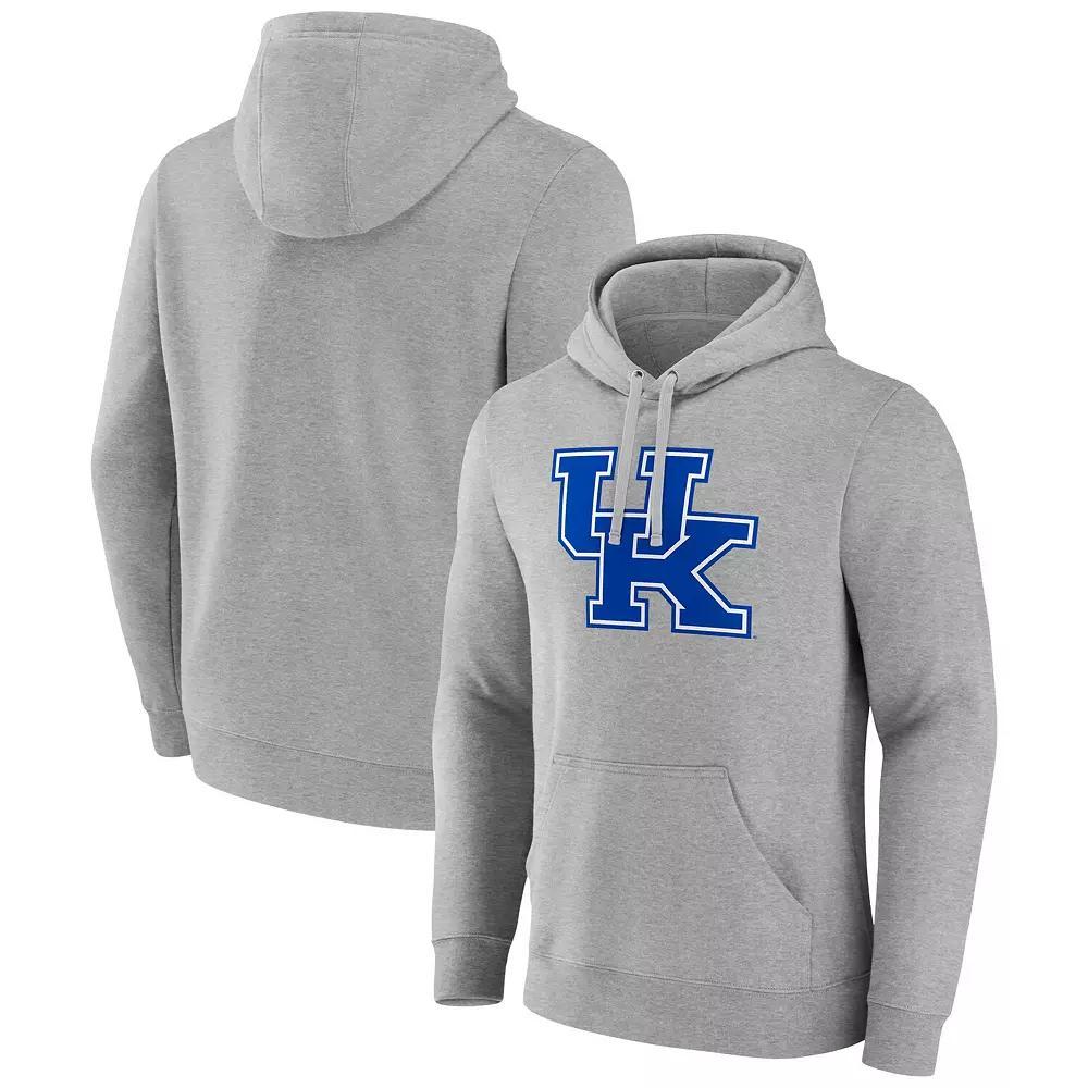 Mens Fanatics Gray Kentucky Wildcats Primary Logo Pullover Hoodie Product Image