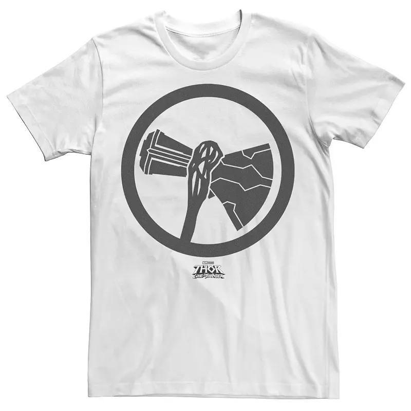 Men's Marvel Thor Love and Thunder Tee, Size: Large, White Product Image