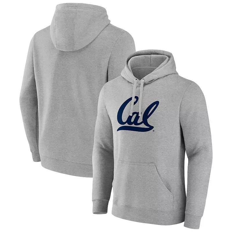 Men's Fanatics Gray Cal Bears Fleece Pullover Hoodie, Size: 2XL, Grey Product Image