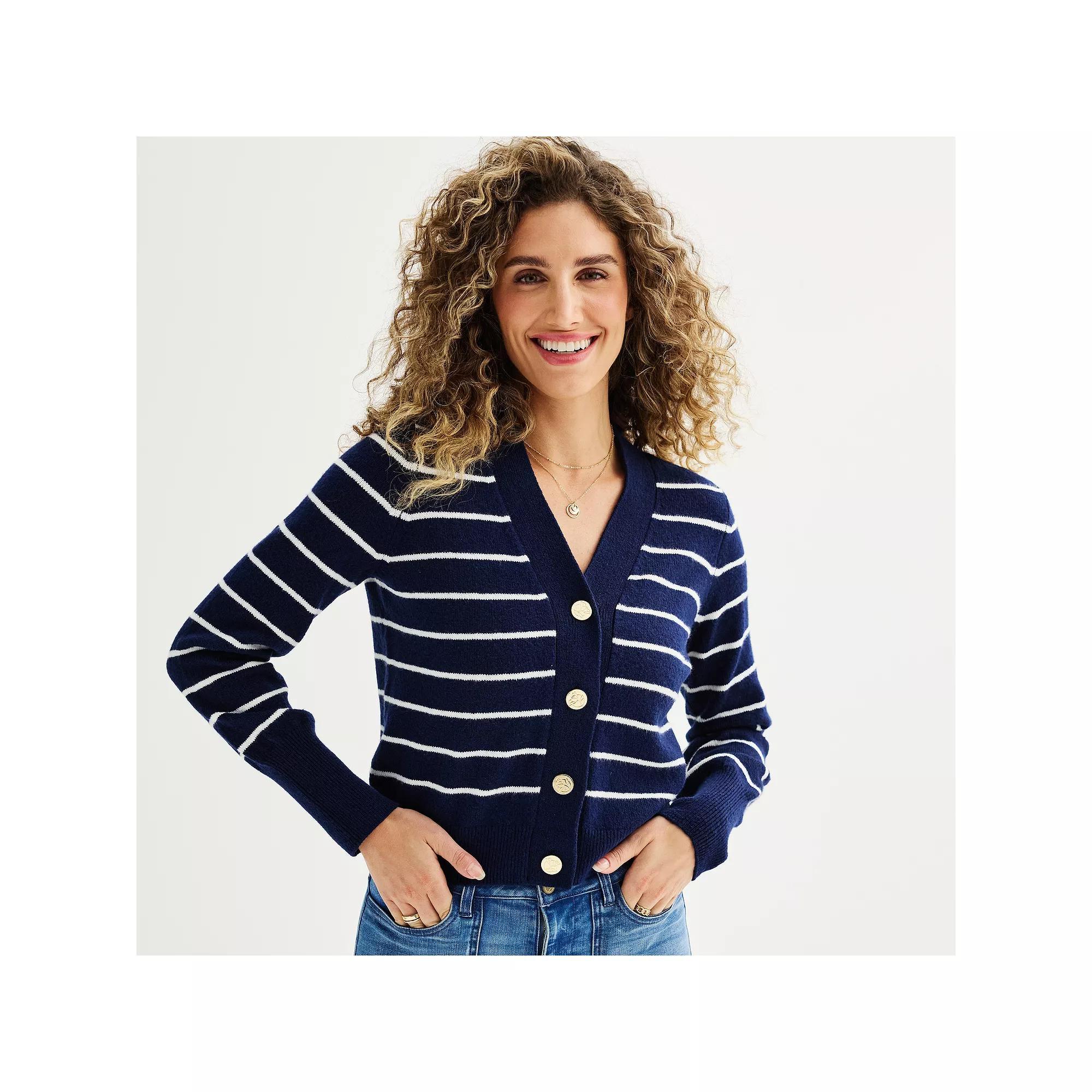 Womens Draper James Varsity Cardigan Product Image