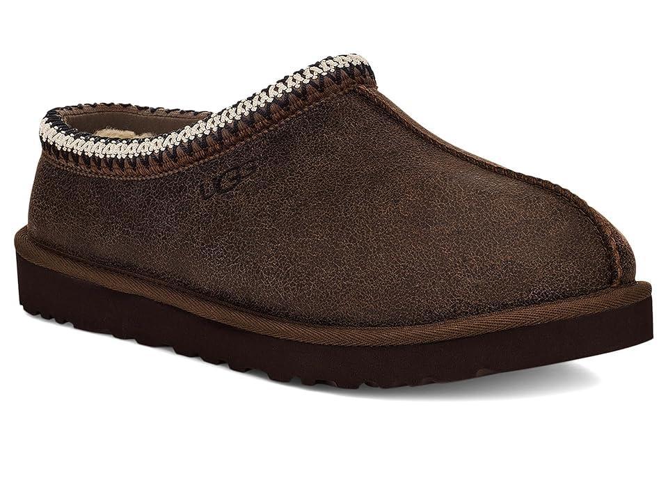 UGG Tasman Distressed (Burnt Cedar) Men's Slippers Product Image