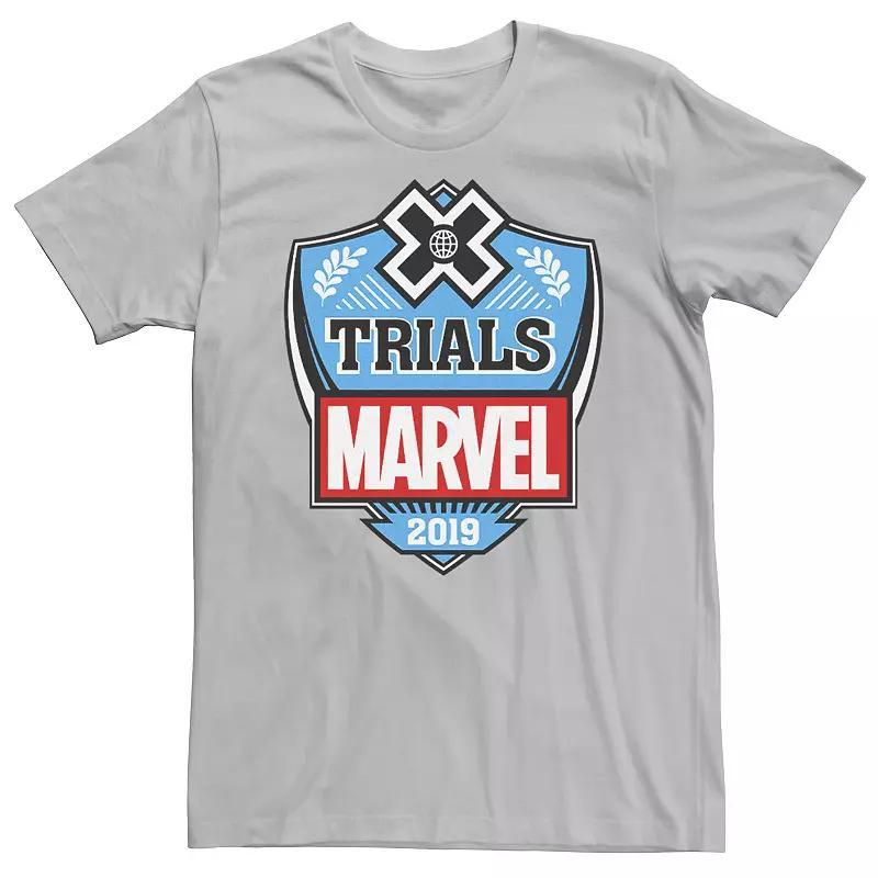 Men's Marvel Trials Tee, Size: Medium, Silver Product Image