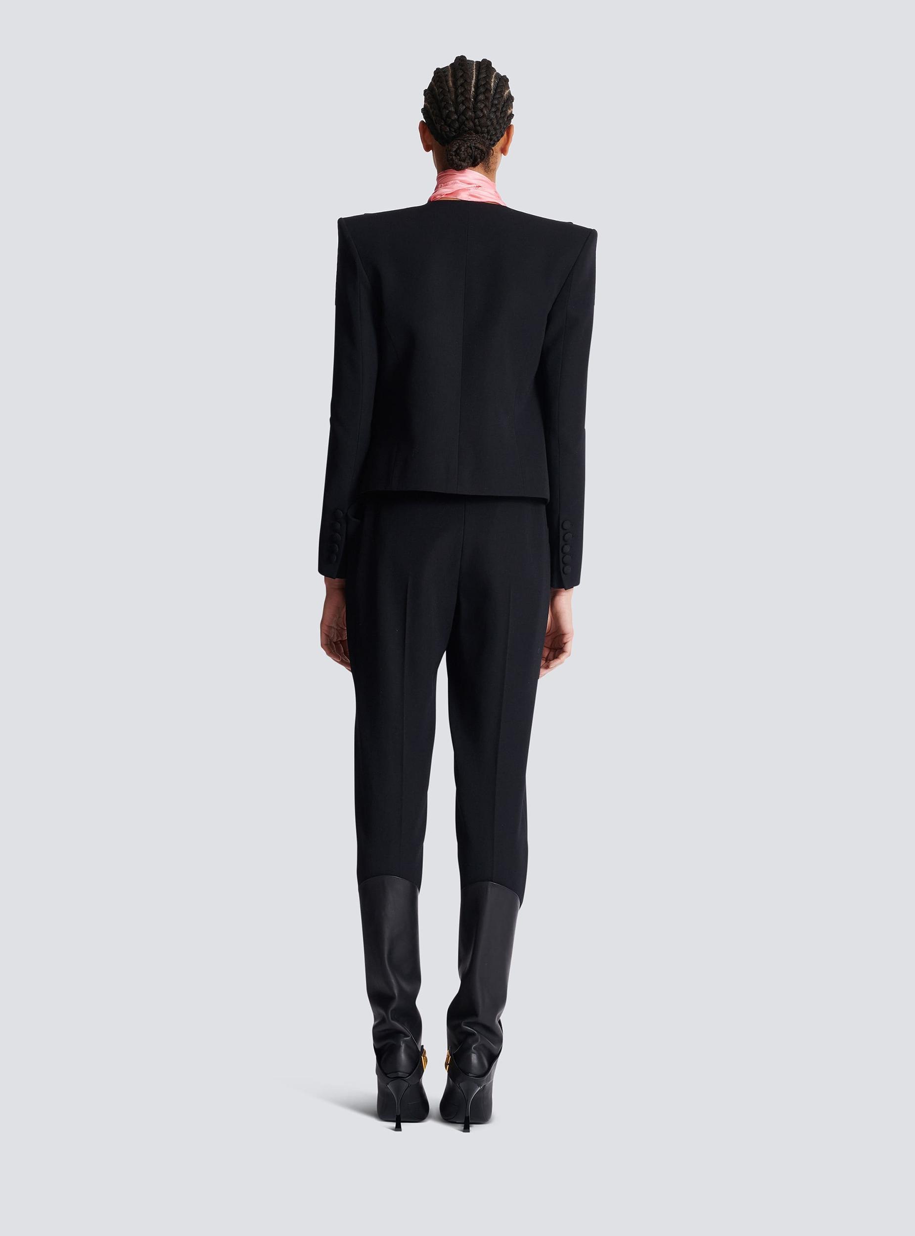 Grain de poudre edge-to-edge spencer jacket  Product Image