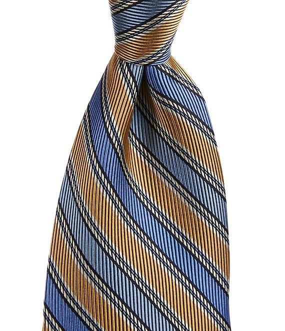 Cremieux Dillon Stripe 3.4#double; Silk Tie Product Image