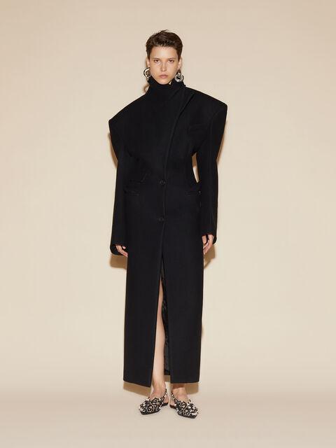 Navy blue midi dress Product Image