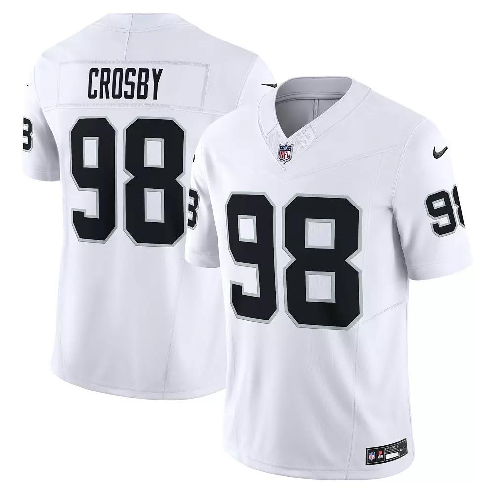 Men's Nike Maxx Crosby White Las Vegas Raiders Vapor F.U.S.E. Limited  Jersey, Size: Medium, Lvr White Product Image