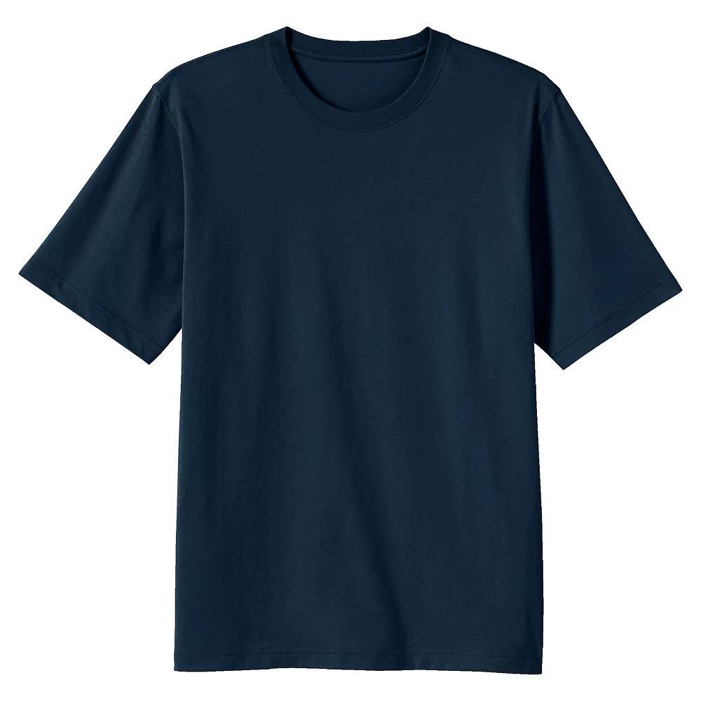 Men's Lands' End Super-T Short Sleeve T-Shirt, Size: Small, Deep Woodland Green Product Image