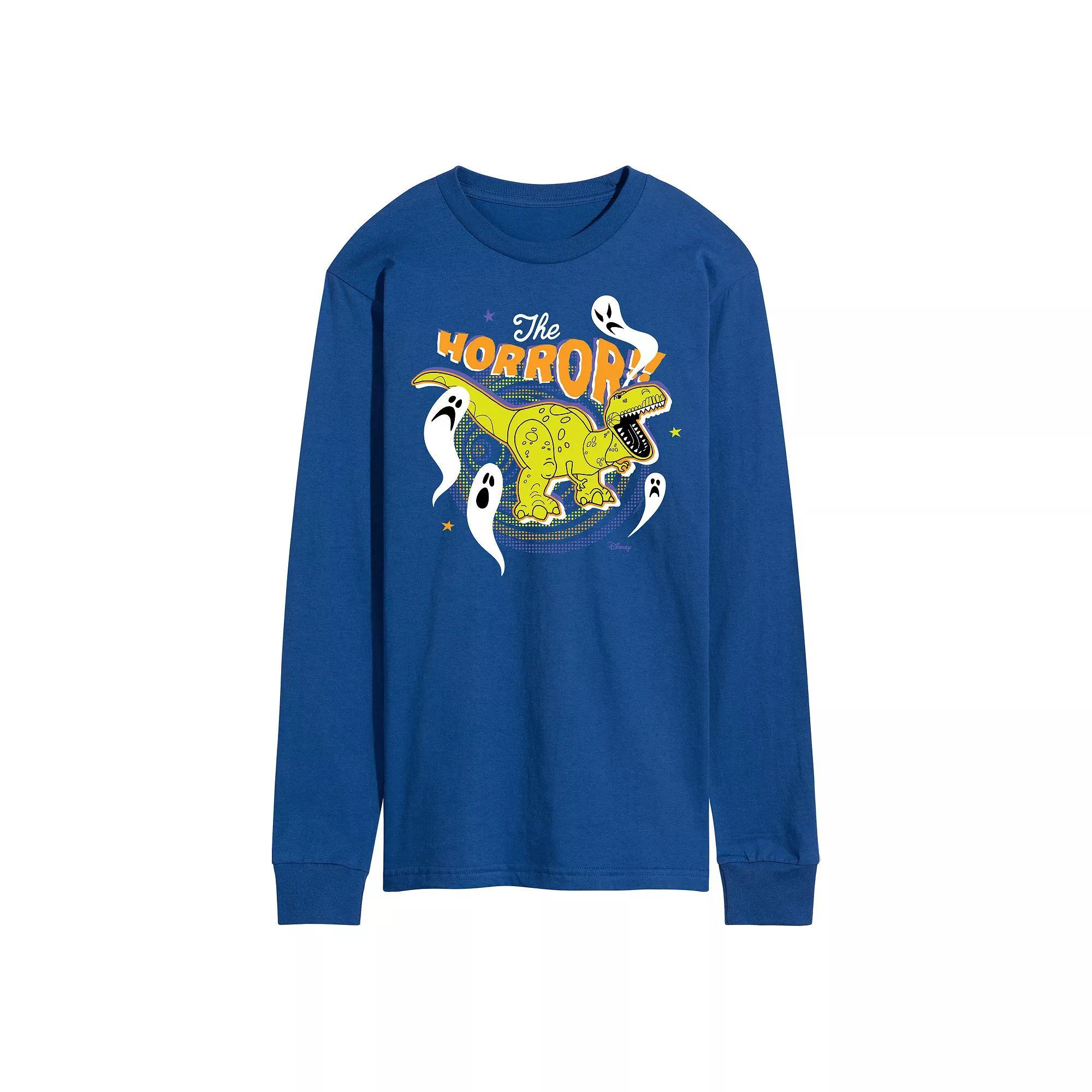 Disney/Pixars Toy Story Mens The Horror Rex Long Sleeve Graphic Tee Product Image