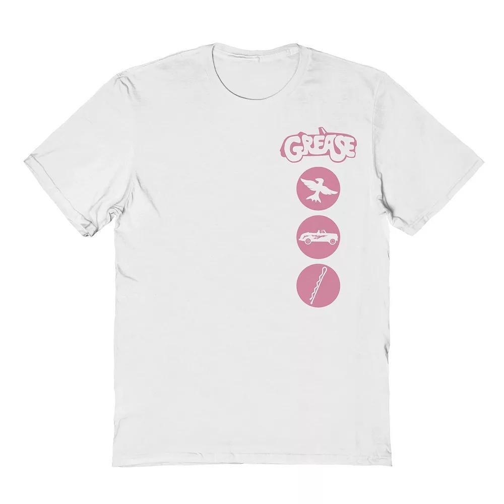 Men's Grease Graphic Tee, Size: XL, White Product Image