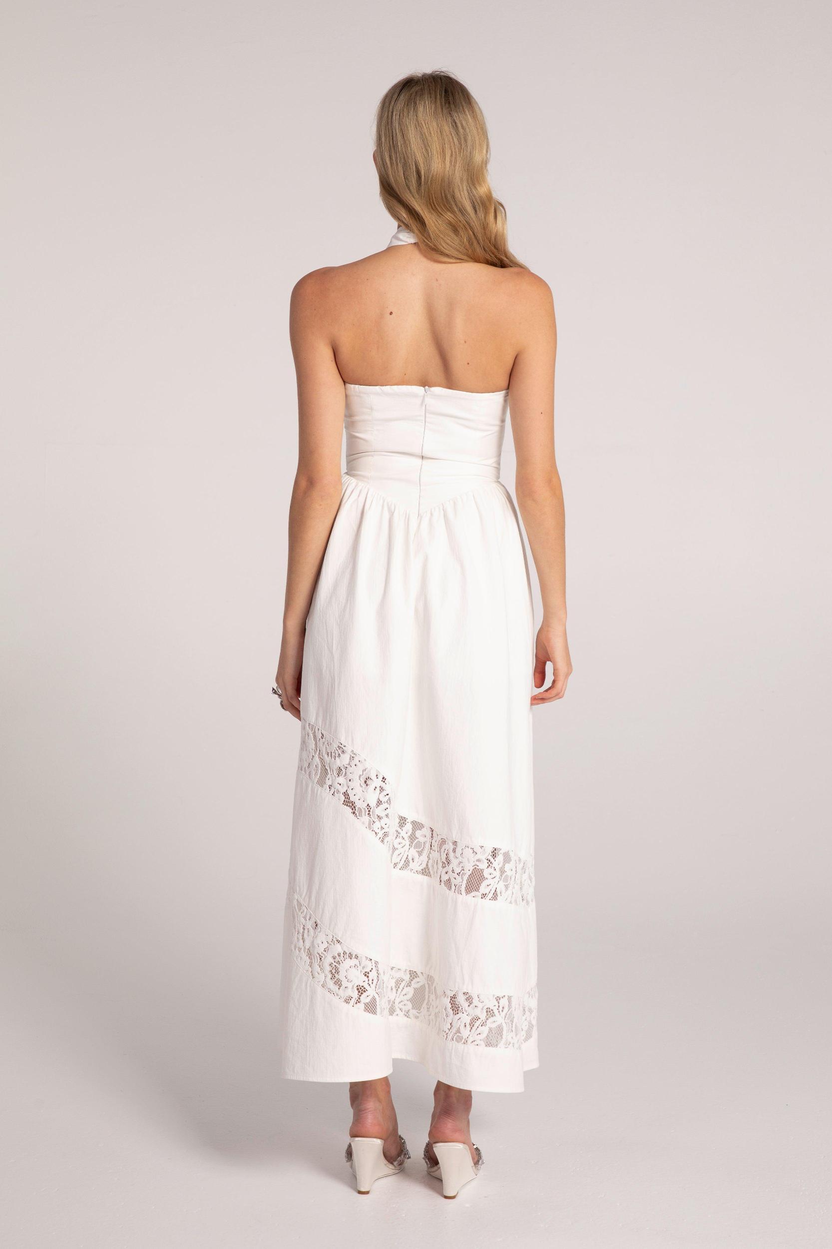Portia Lace Dress (White) (Final Sale) Product Image