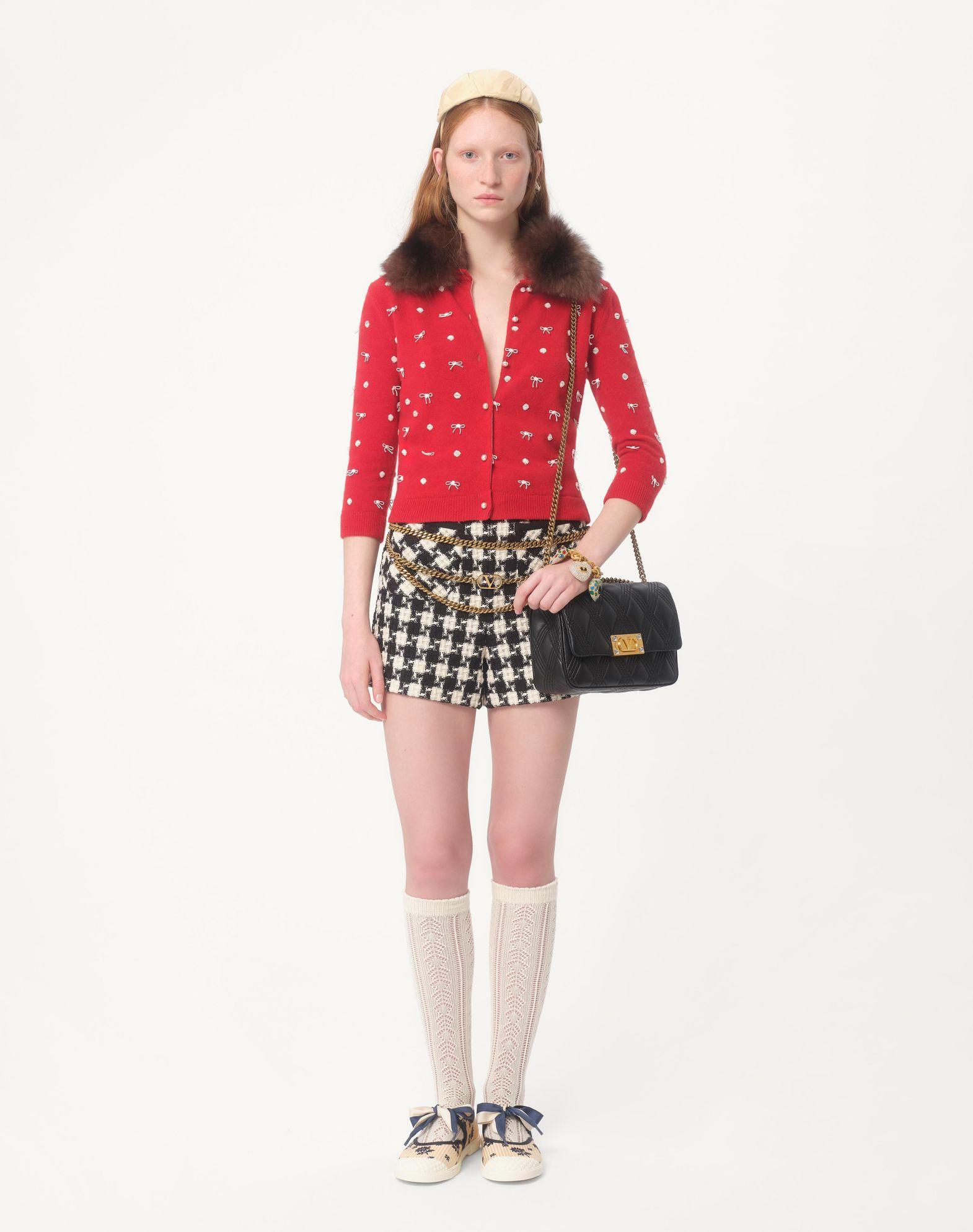 Damier Light Tweed Shorts  Product Image