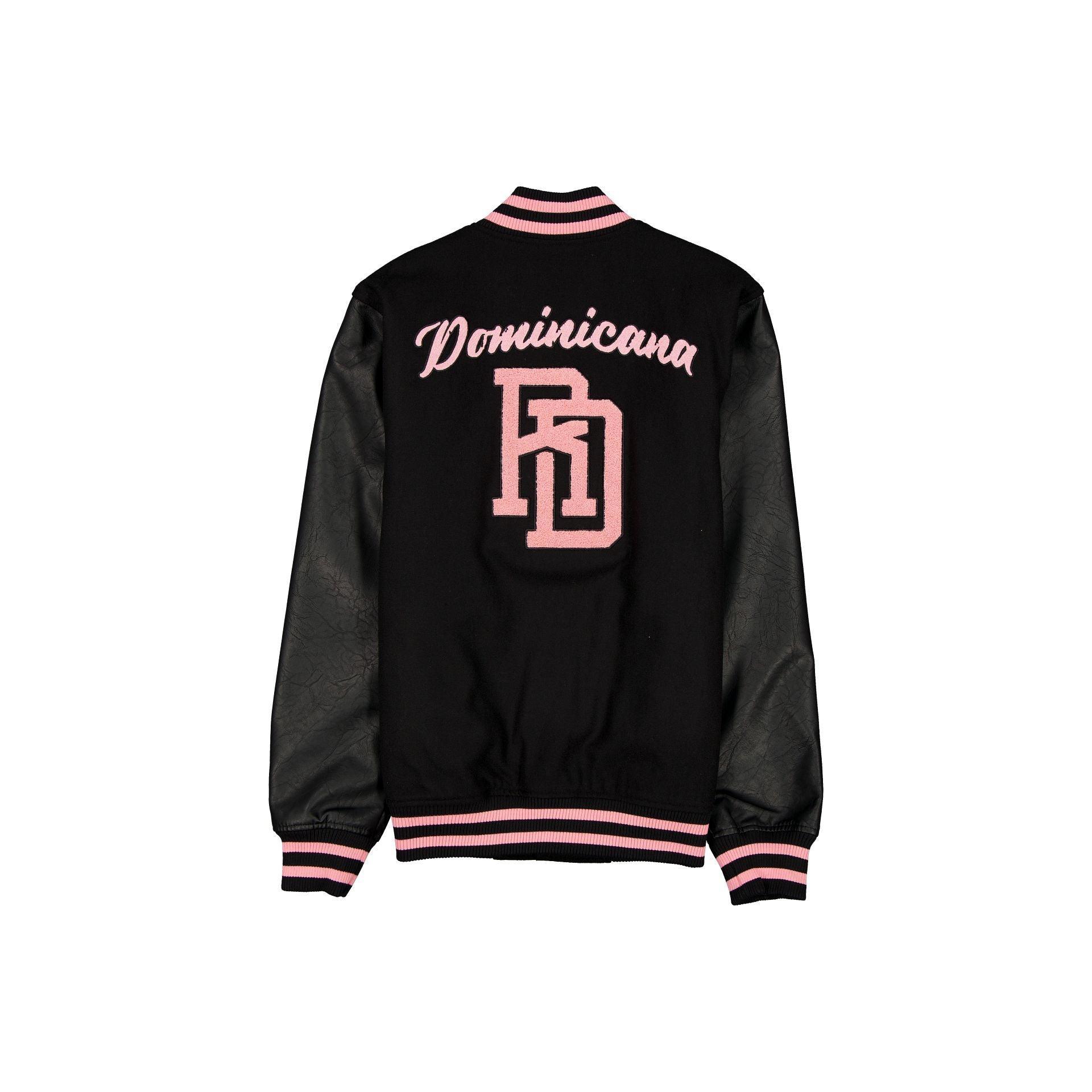 Dominican Republic Black Bomber Jacket Male Product Image
