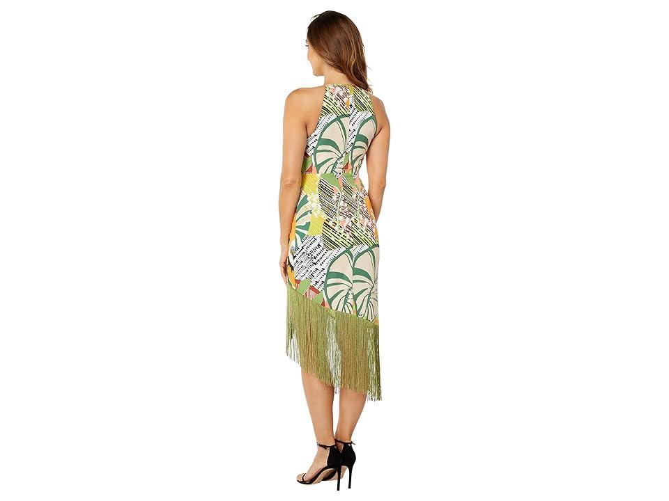 ONE33 Social Fringe Hem Dress Multi) Women's Clothing Product Image