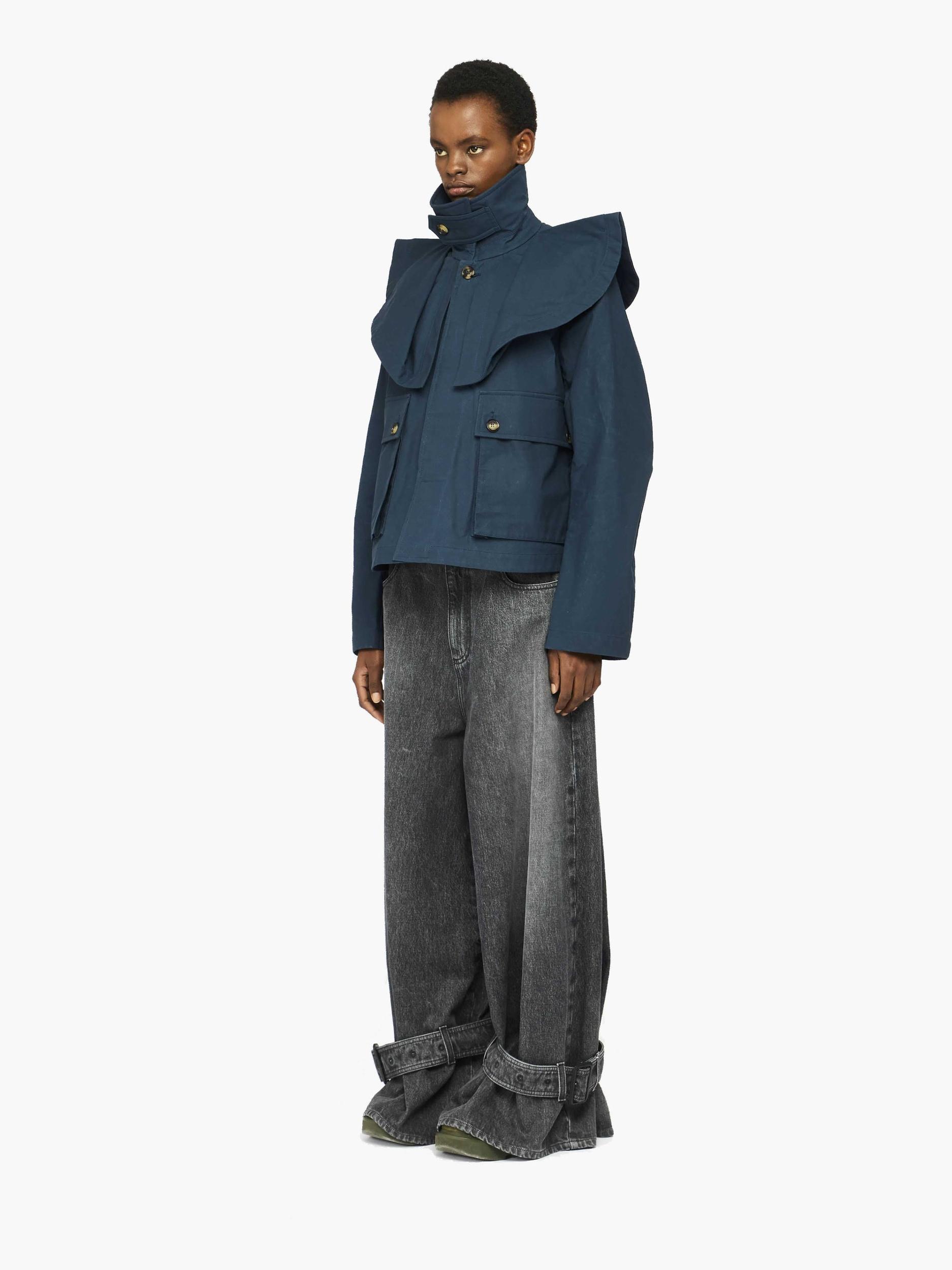 OVERSIZED COLLAR TRENCH JACKET Product Image