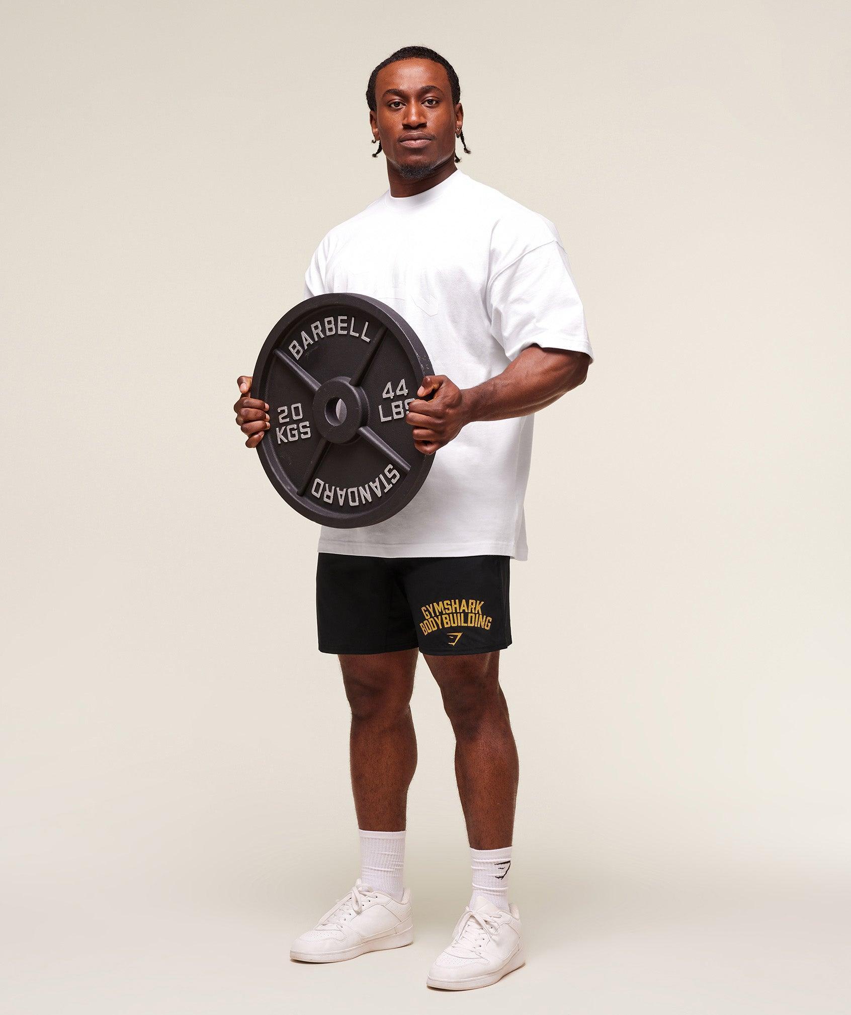 Gymshark Olympic Bar 7" Short - Black Male Product Image
