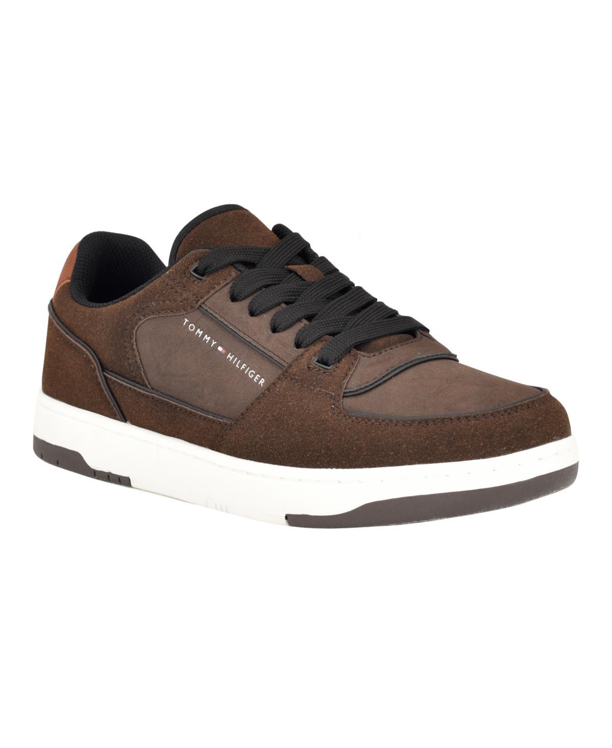 Tommy Hilfiger Mens Tenito Lace Up Low Top Sneakers - Khaki Product Image