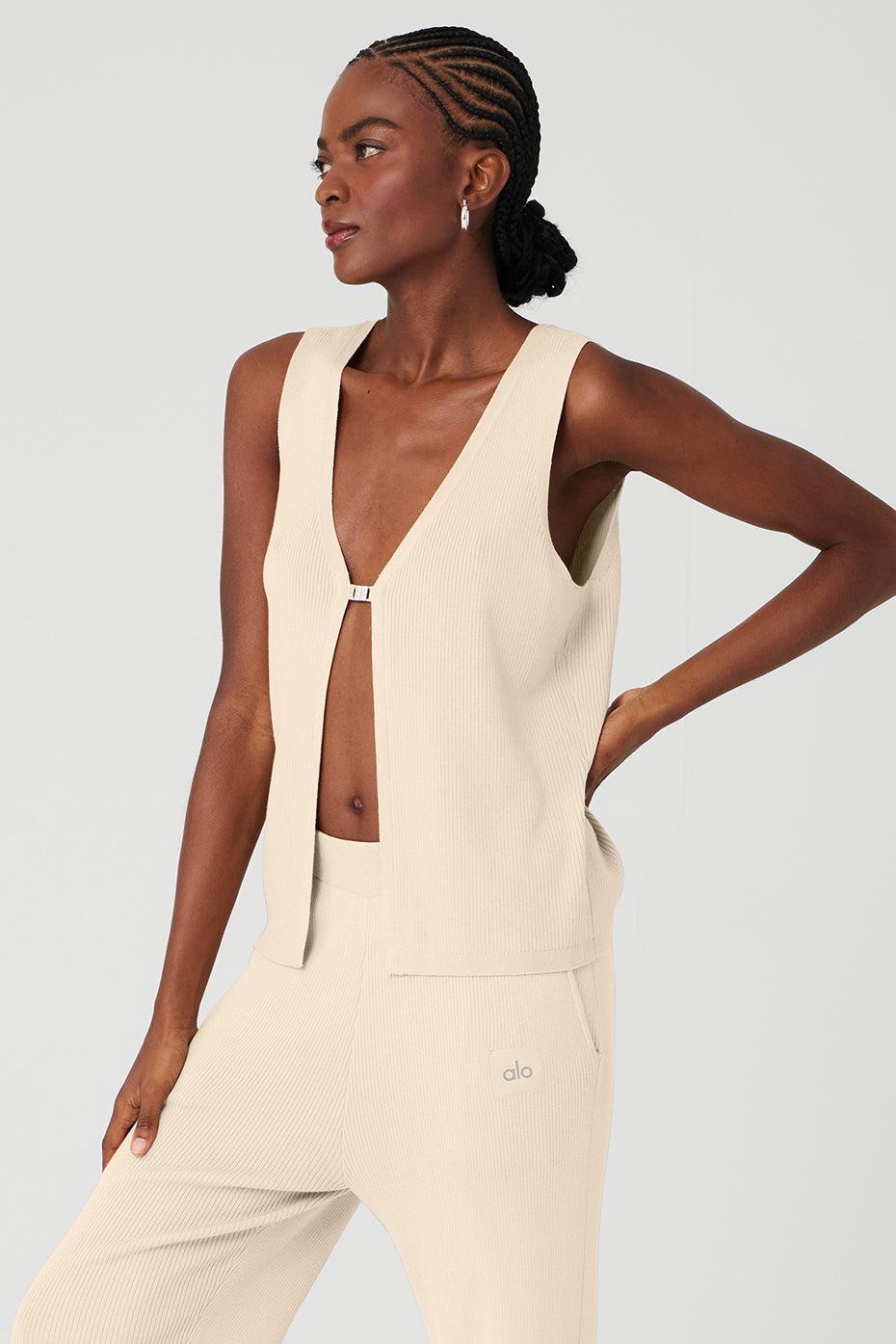 Knit Salana Tank - Macadamia Product Image
