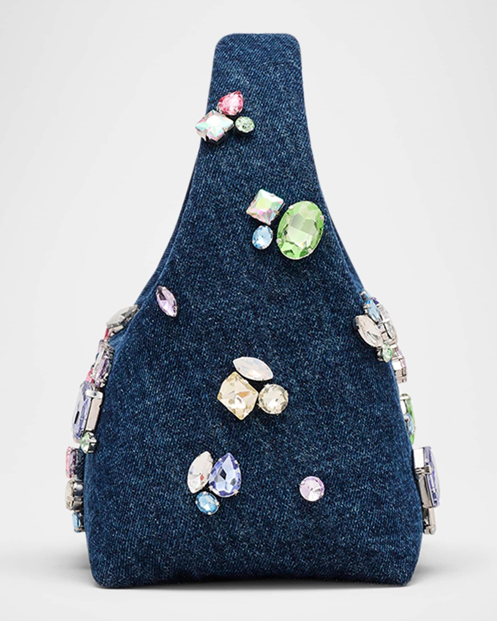 The Sack Bag in Gem Denim Product Image
