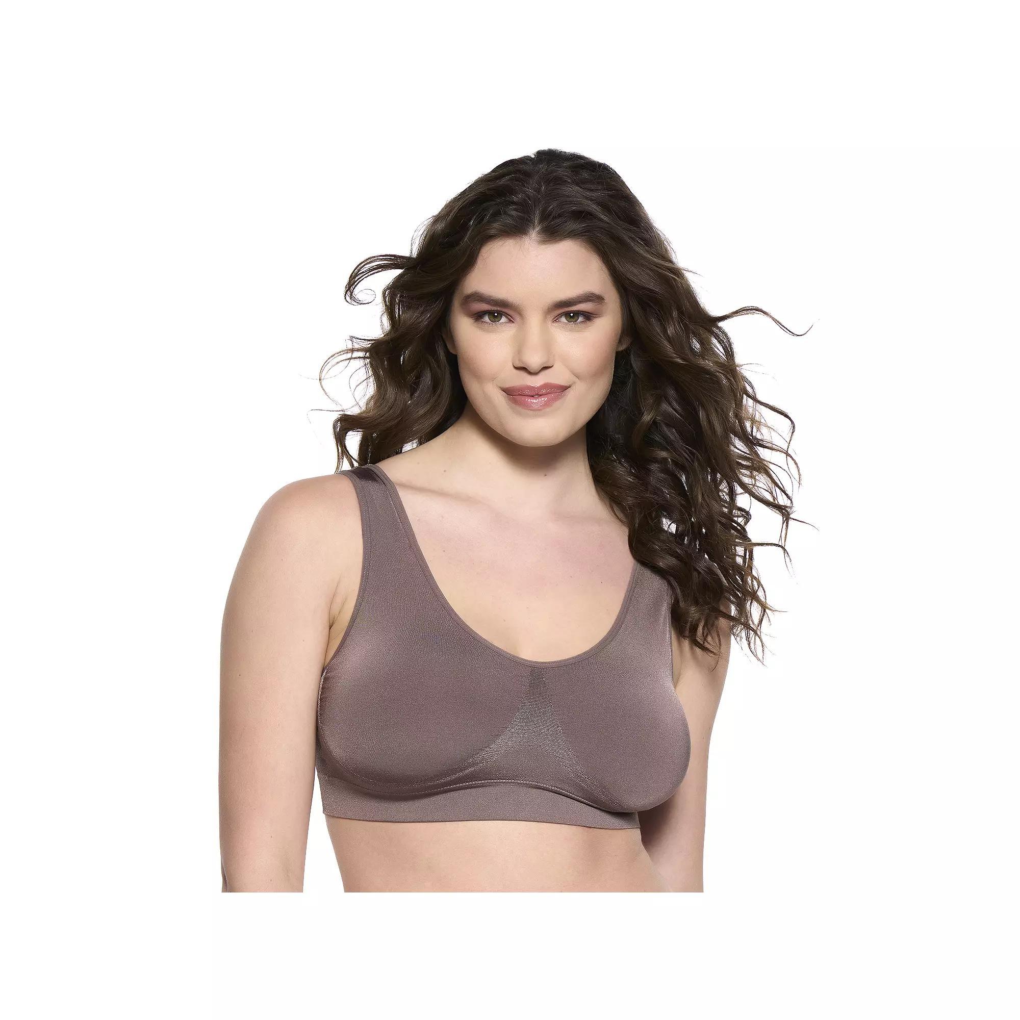Paramour by Felina Body Smooth Wireless Seamless Bralette 265128, Women's, Size: XXL, Sparrow Product Image