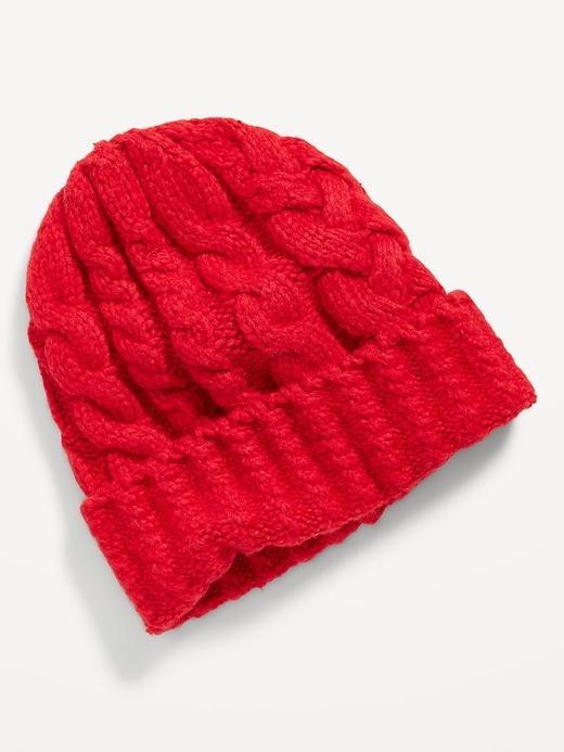 Fair Isle Pom-Pom Beanie for Women Product Image