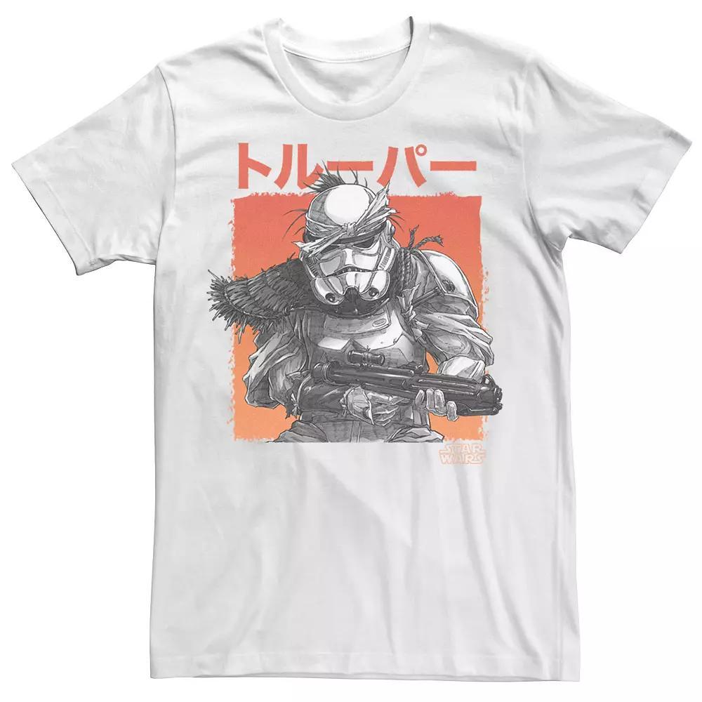 Men's Star Wars Visions Grunge Stormtrooper Graphic Tee, Size: Large, Black Product Image