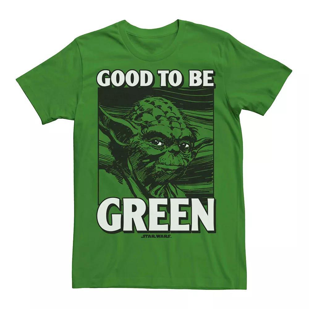 Mens Star Wars Yoda Good To Be Green Graphic Tee Product Image