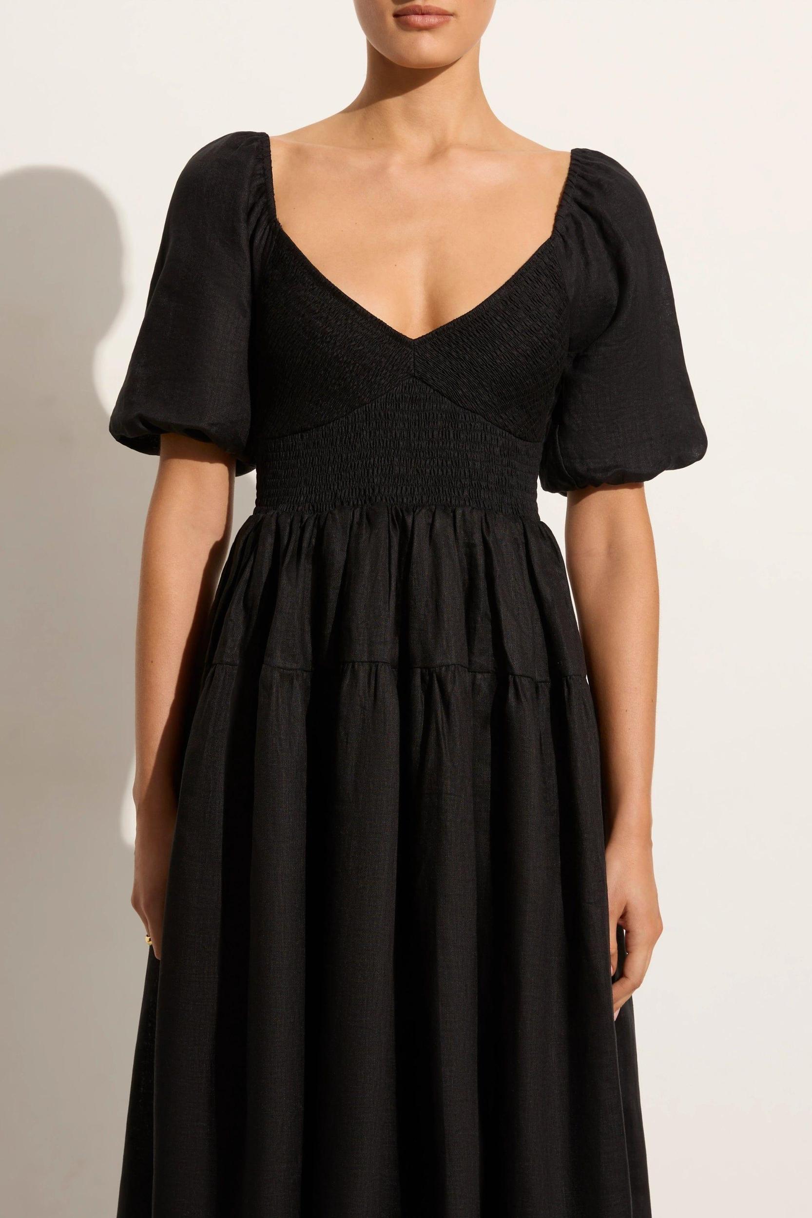 Rosarico Midi Dress Black - Final Sale Product Image