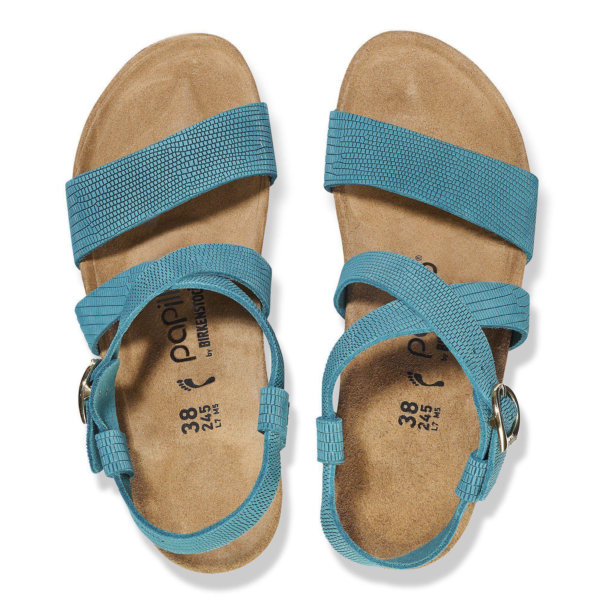 Sibyl Ring-Buckle Nubuck Leather Embossed Product Image