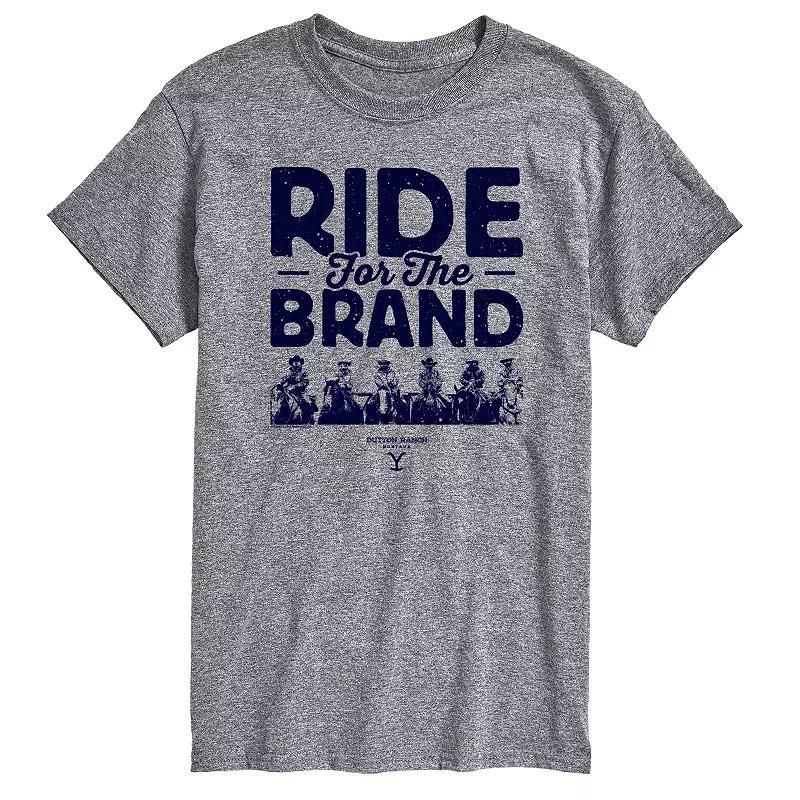Big & Tall Yellowstone Ride For The Brand Graphic Tee, Mens Product Image