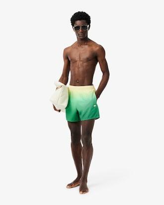 Short Ombré Print Swim Trunks Product Image