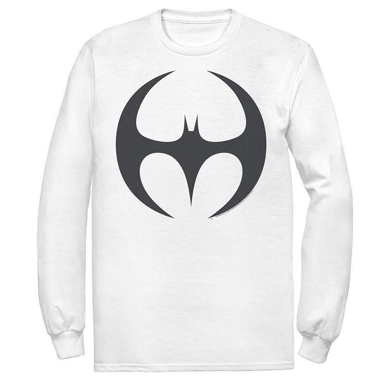 Men's DC Comics Batman Gadgets Classic Logo Ringer Tee, Size: XXL, Athletic Grey Product Image