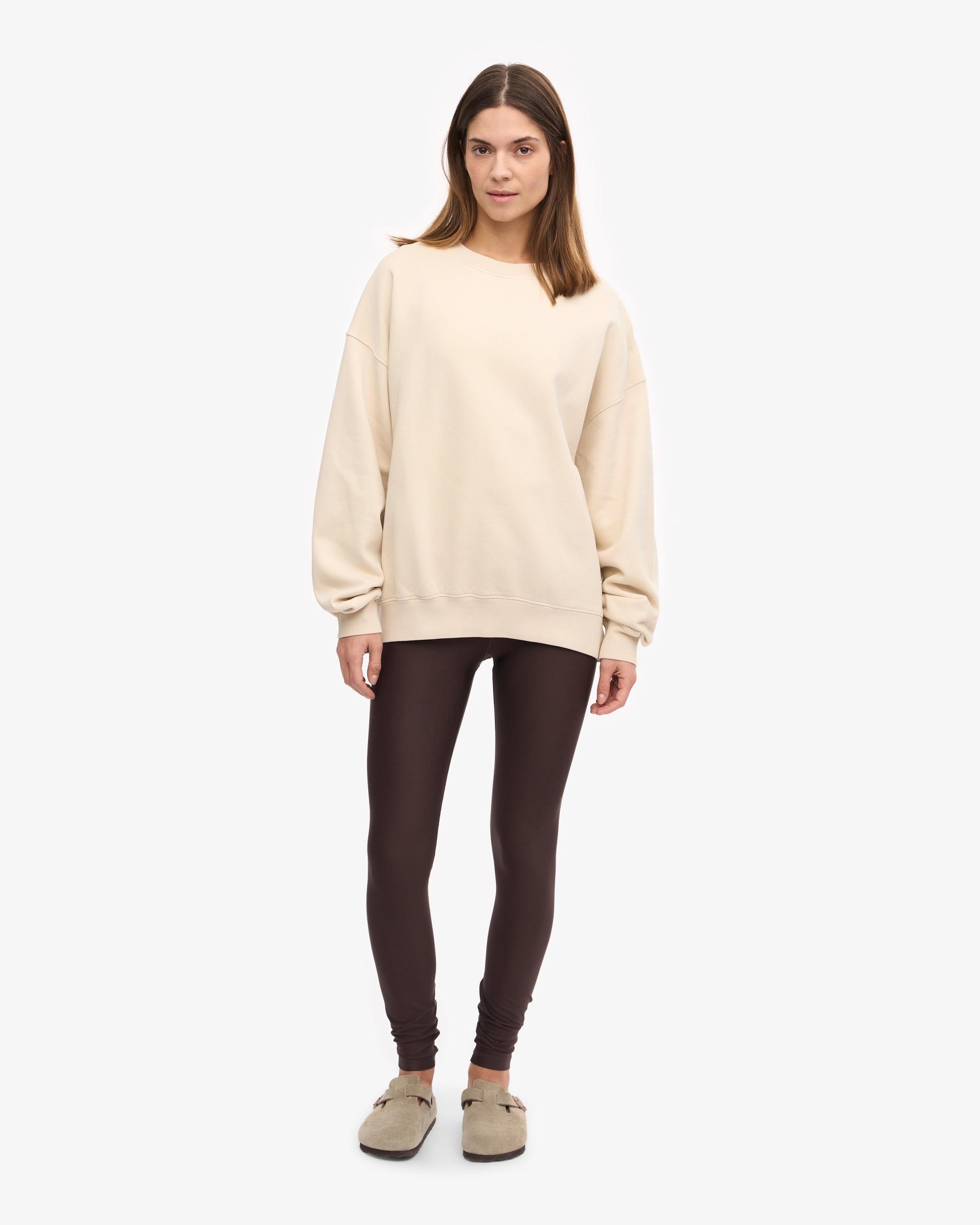Organic Oversized Crew - Ivory White Product Image