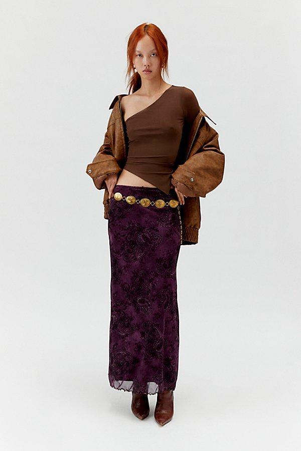 Urban Outfitters UO Camilla Mesh Maxi Skirt Womens at Urban Outfitters Product Image