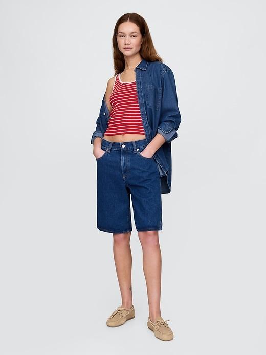 Modern Cropped Tank Top Product Image