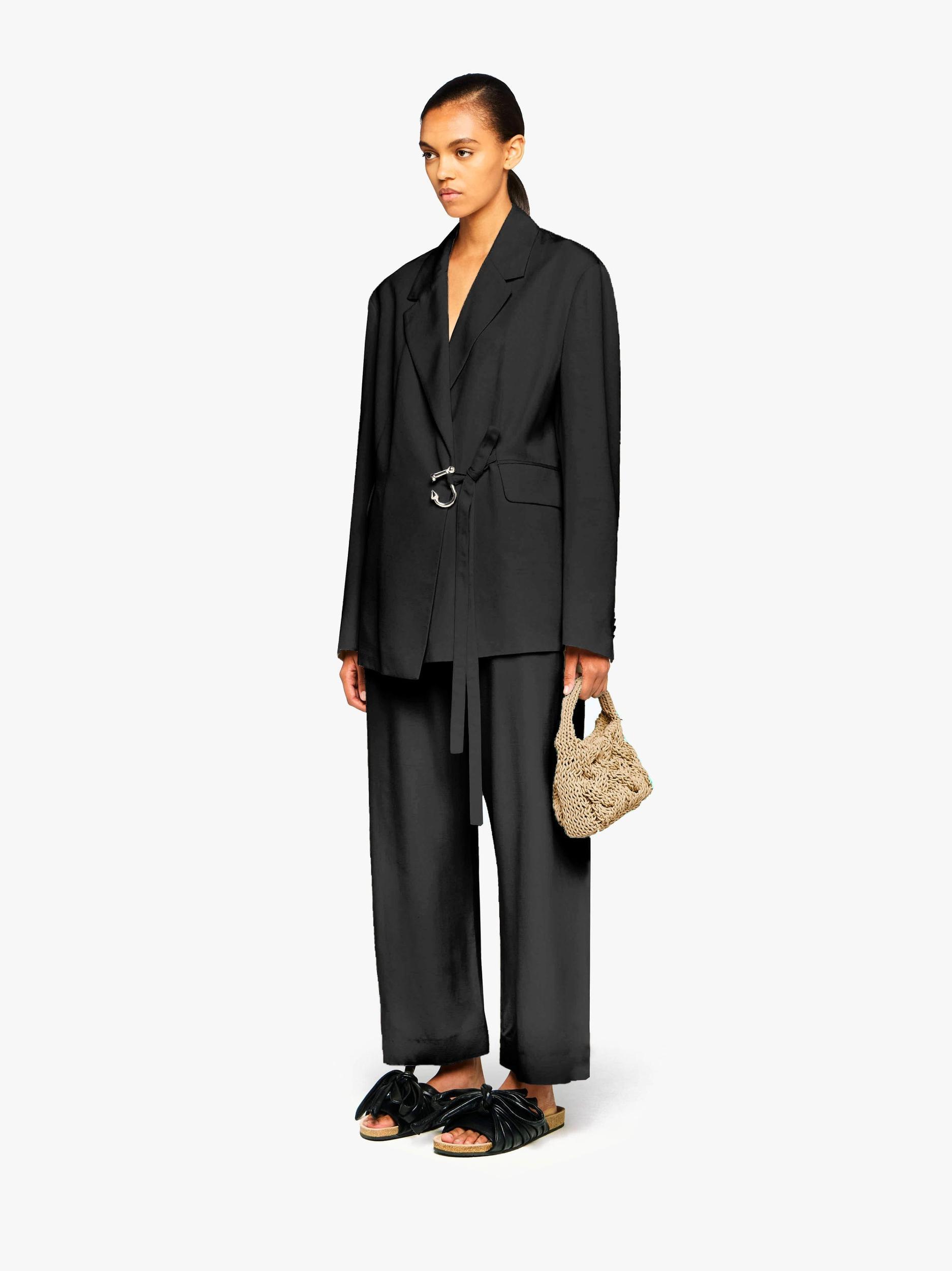 TAILORED WRAP BLAZER Product Image