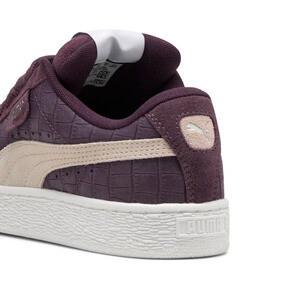 PUMA Suede XL Elevated Womens Sneakers in Midnight Plum/White Product Image