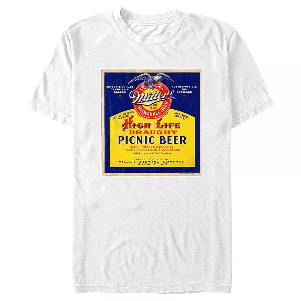 Men's Coors Light Vintage Banquet Graphic Tee, Size: Small, White Product Image