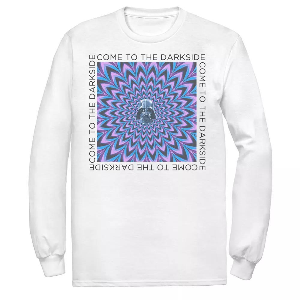 Men's Star Wars Darth Vader Trippy Come To The Darkside Tee, Size: Large, White Product Image