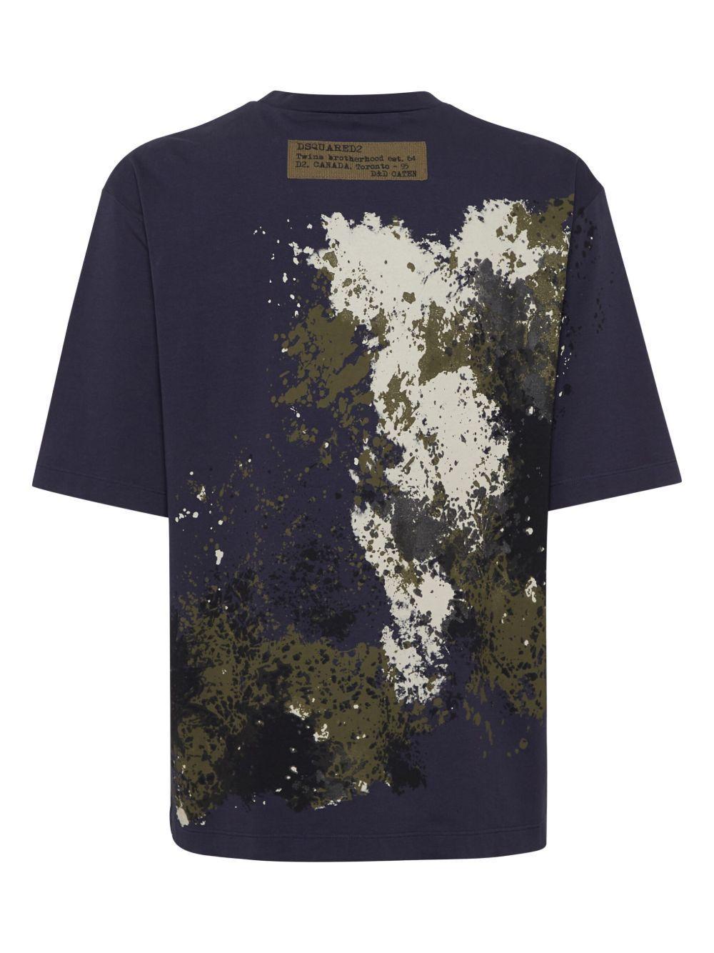 paint-splatter T-shirt Product Image