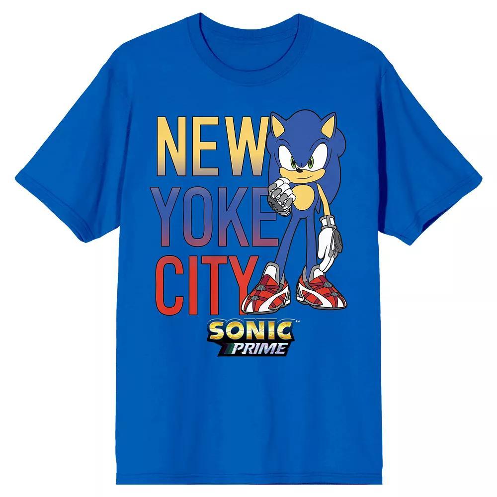 Men's Sonic Prime New Yoke City Graphic Tee, Size: Medium, Blue Product Image