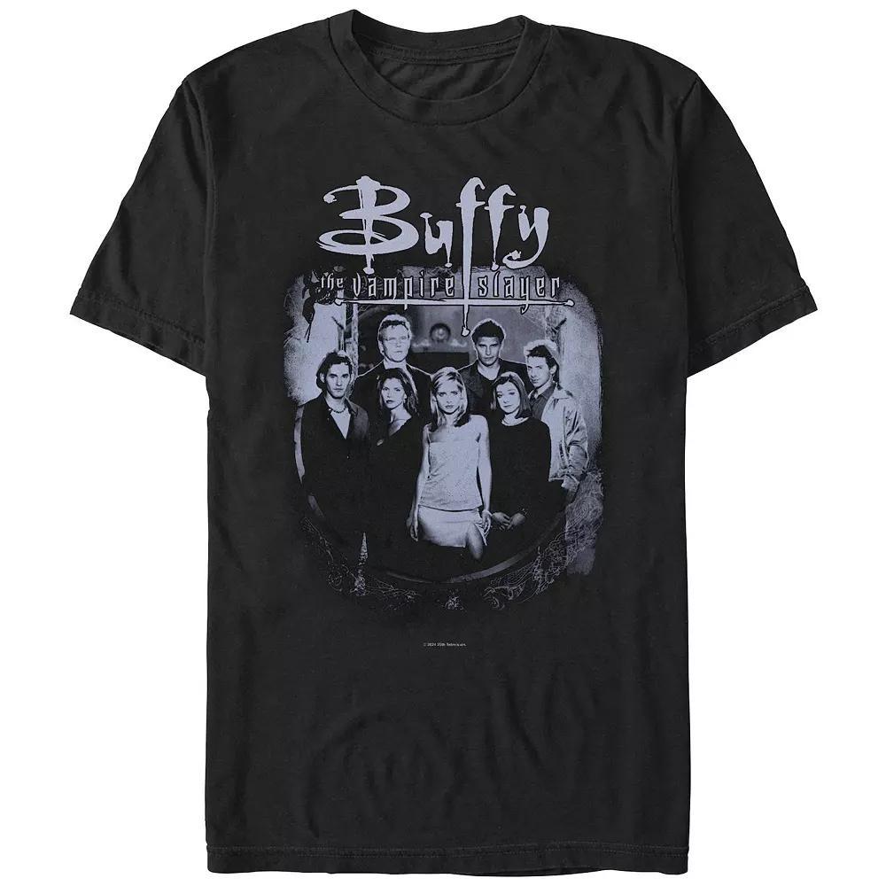 Men's Buffy The Vampire Slayer Group Portrait Graphic Tee, Size: Medium, Black Product Image