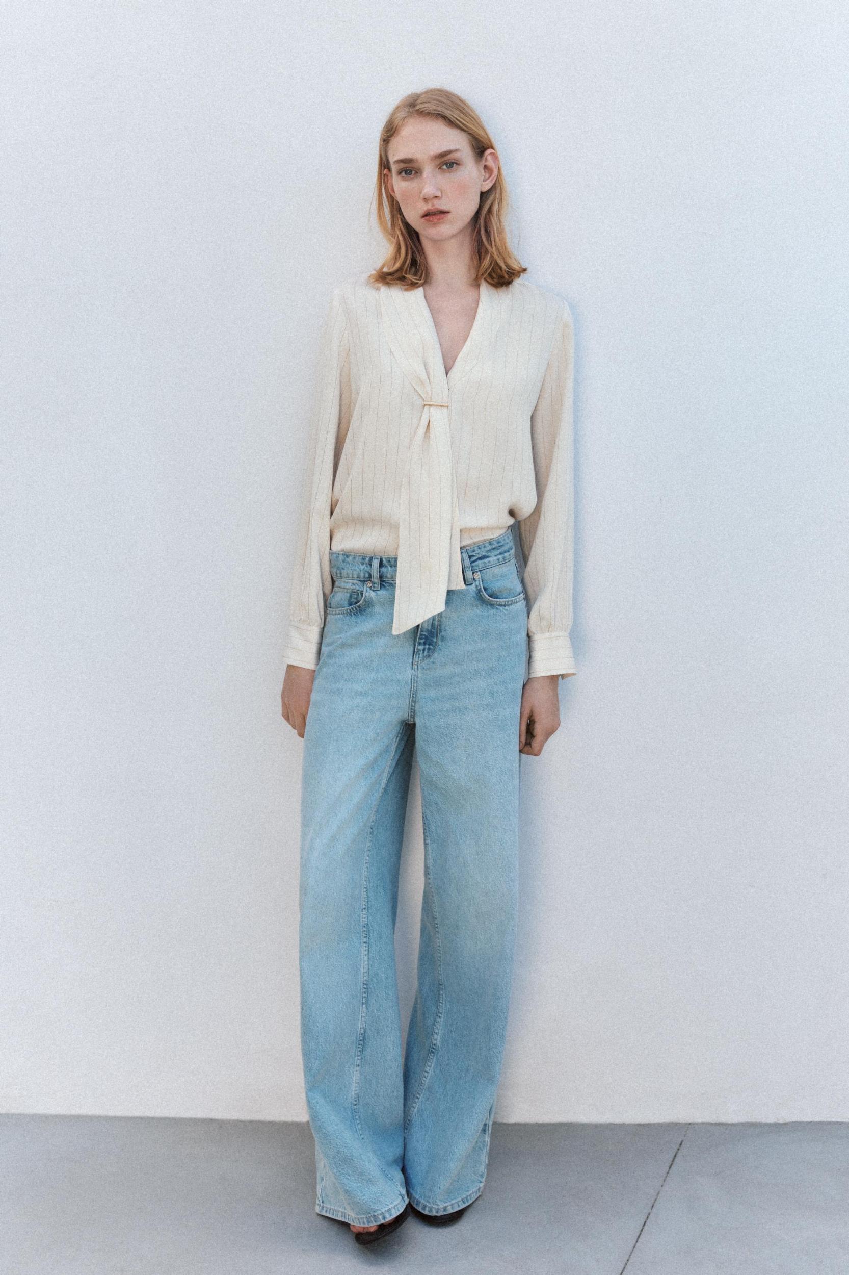 STRIPED SHIRT WITH APPLIQUÉ Product Image