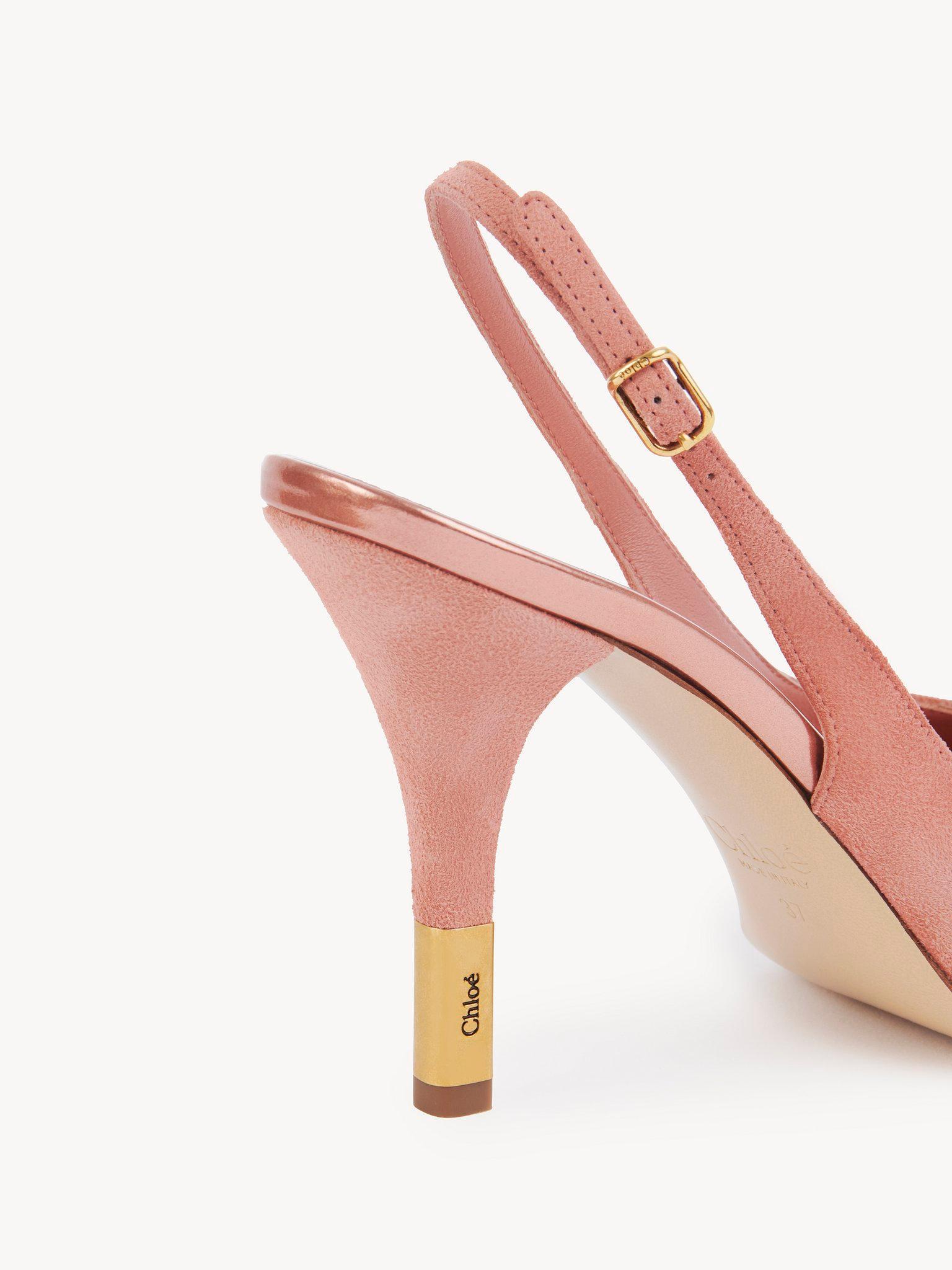 Heeled Flower Sandal Product Image
