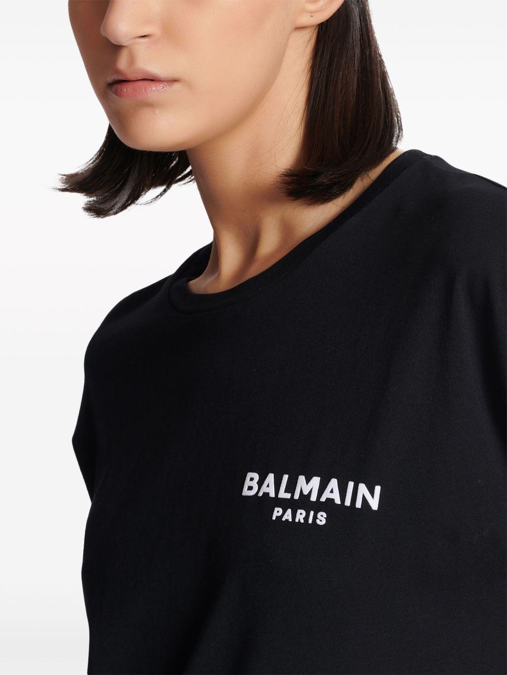 logo-print cotton T-shirt  Product Image