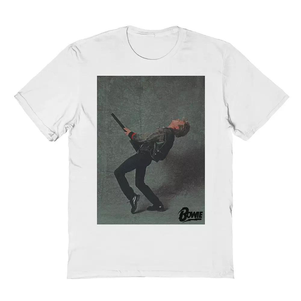Men's Guitar Solo Jumbo Graphic T-Shirt, Size: Large, White Product Image