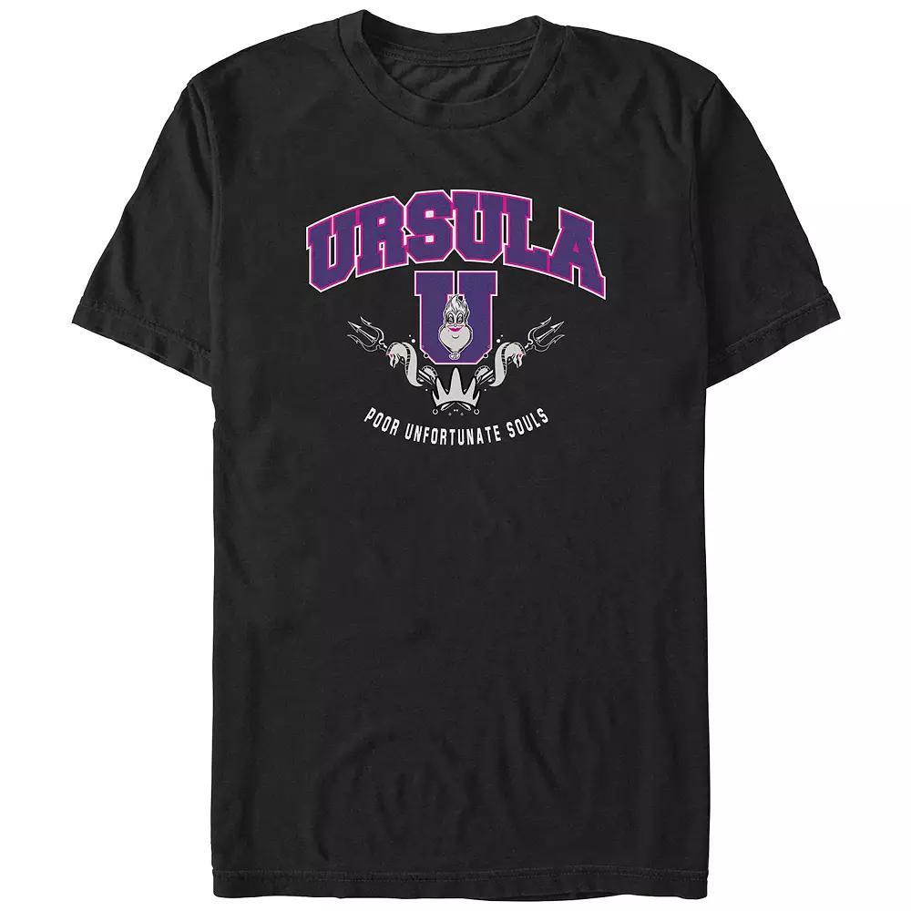 Disney's The Little Mermaid Juniors' Ursula College Boyfriend Graphic Tee, Women's, Size: Large, Black Product Image