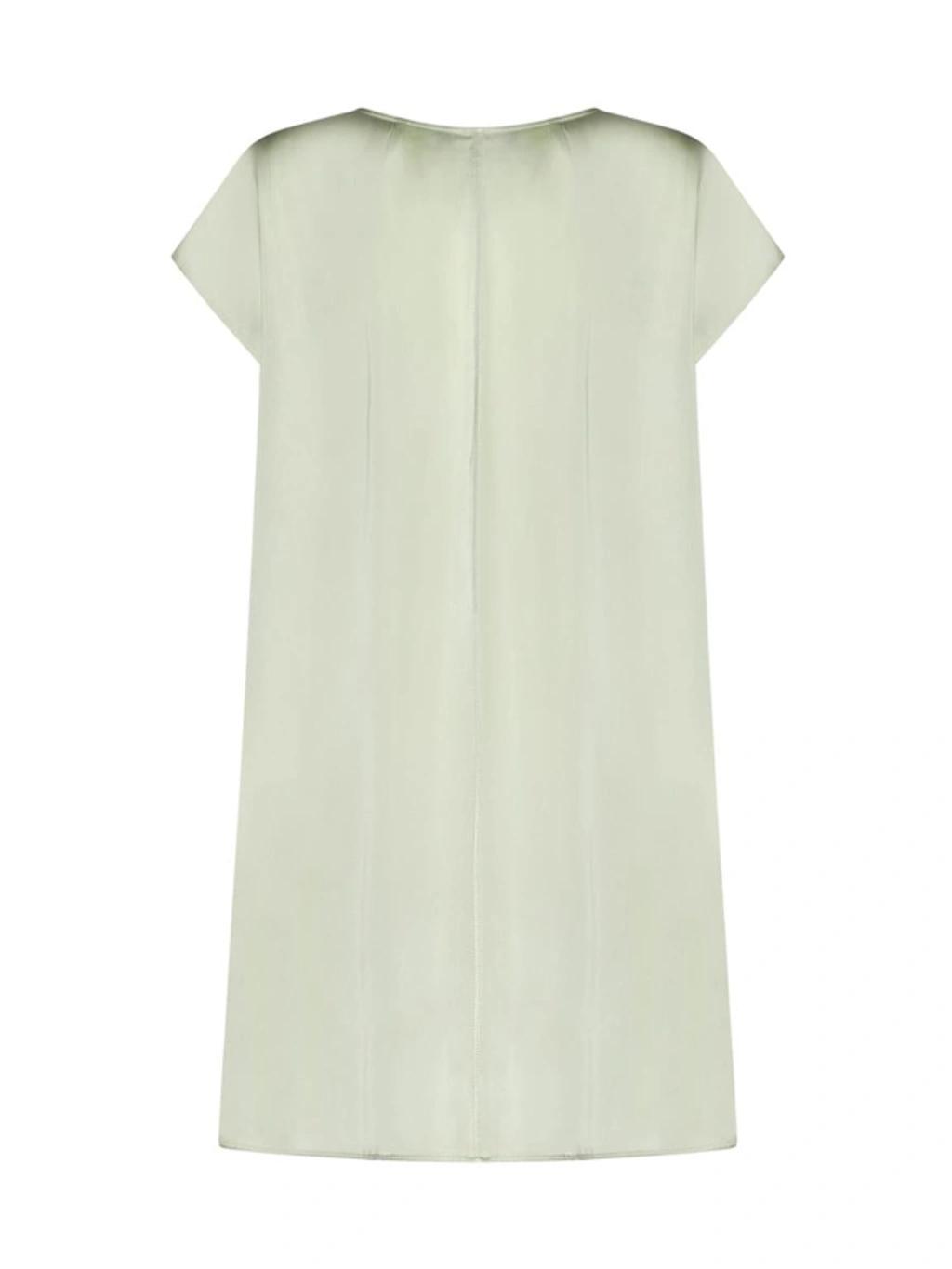 FABIANA FILIPPI Viscose Mini Dress In Mint Product Image