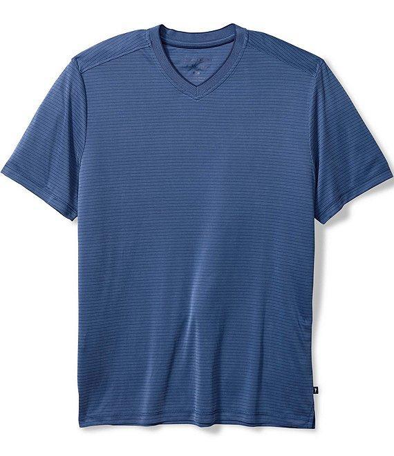 Tommy Bahama Bay Stripe V-Neck Short Sleeve T-Shirt Product Image