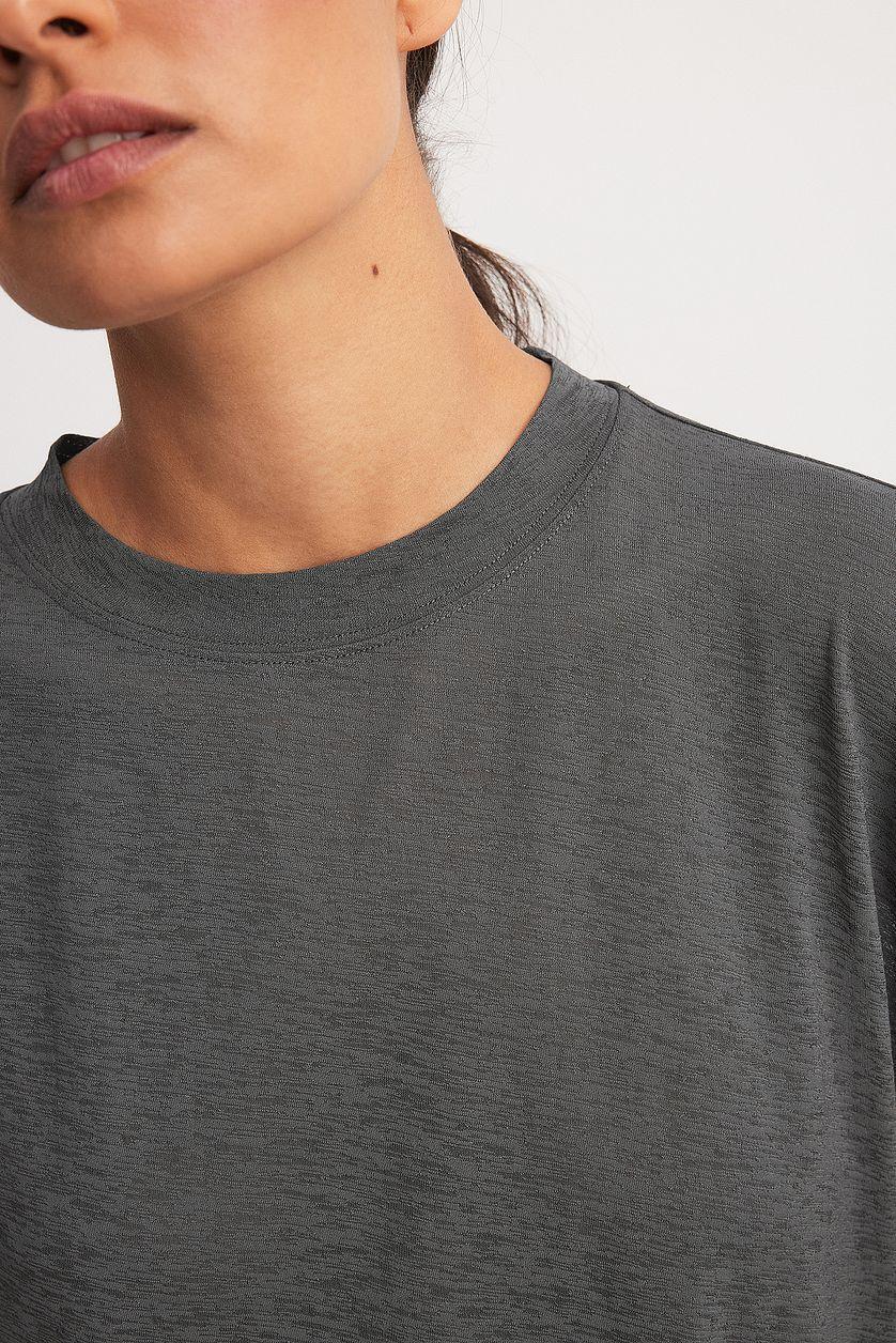 Oversized Sheer Long Sleeve Top Product Image