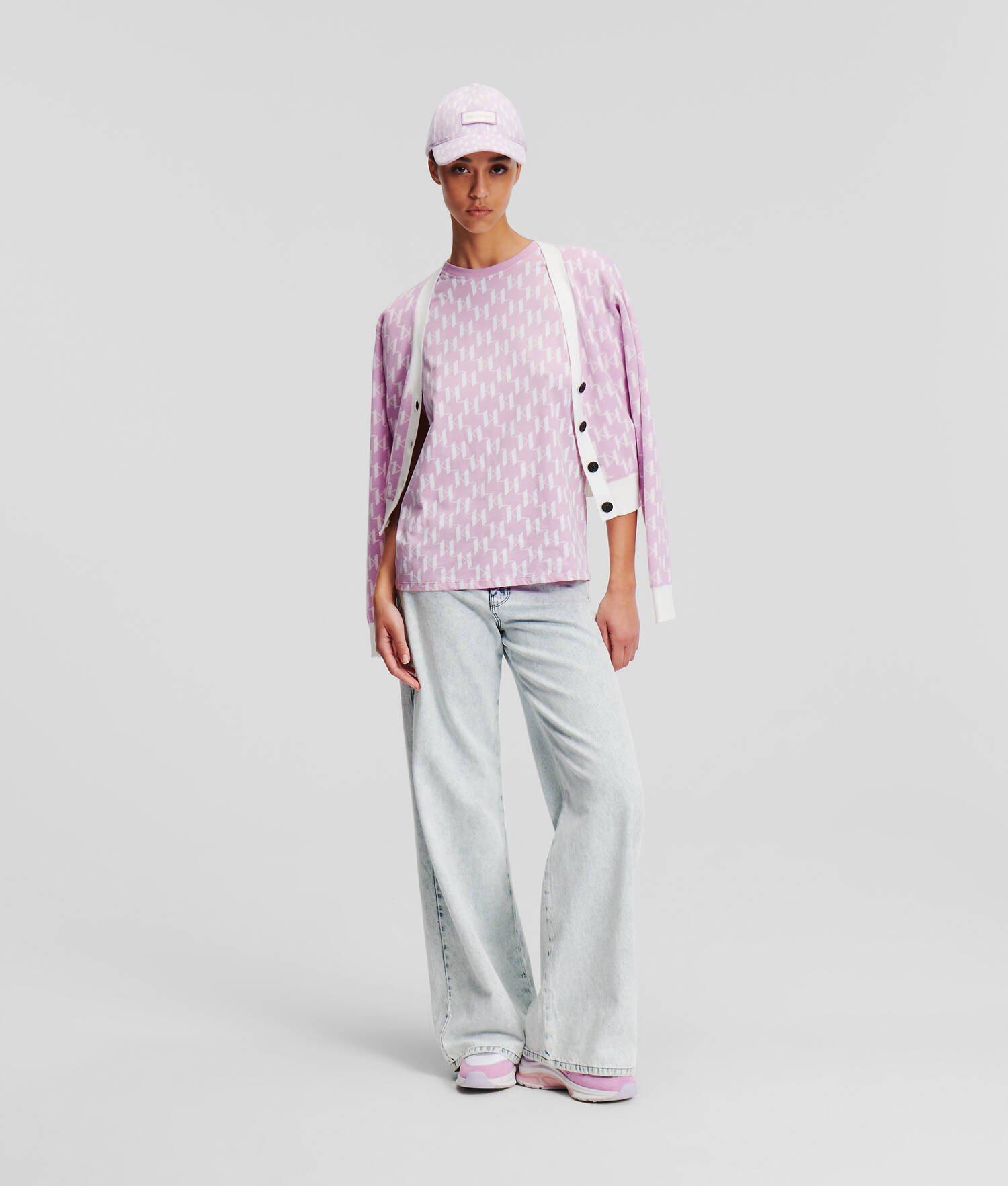 KL MONOGRAM CROPPED CARDIGAN Product Image
